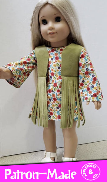 Free Western Vest Sewing Pattern for 18 Inch Dolls