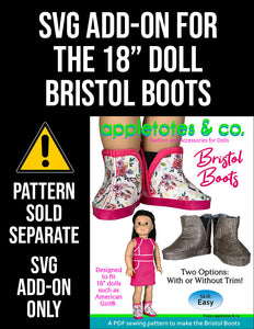 SVG Add On: Bristol Boots for 18 Inch Dolls