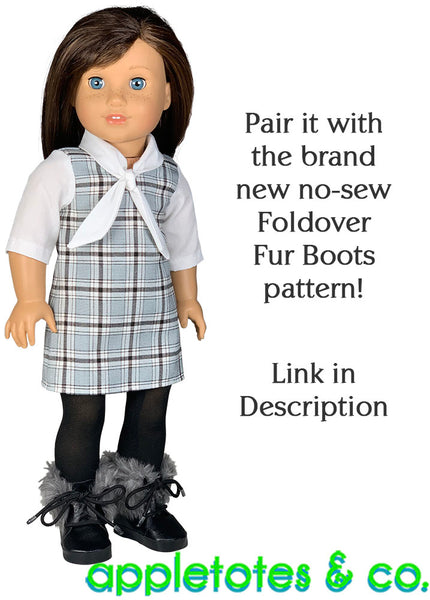 Tamara Dress Sewing Pattern for 18 Inch Dolls