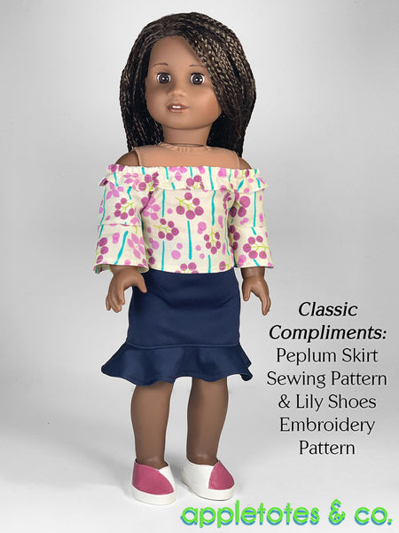 Tiffany Blouse 18 Inch Doll Sewing Pattern