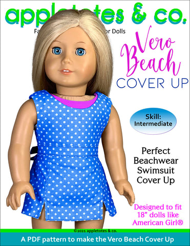Vero Beach Cover Up 18 Inch Doll Sewing Pattern