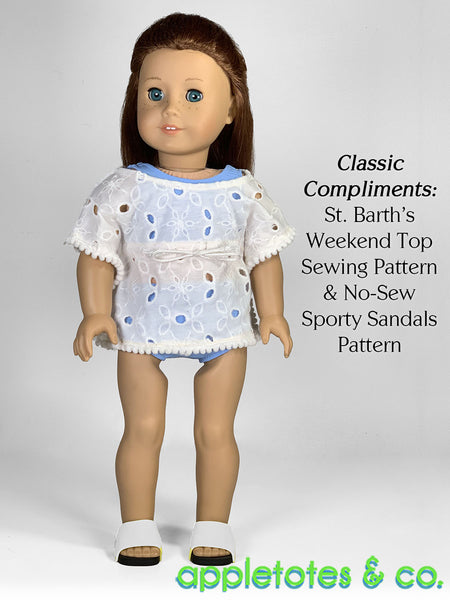 Wendy Swimsuit 18 Inch Doll Sewing Pattern