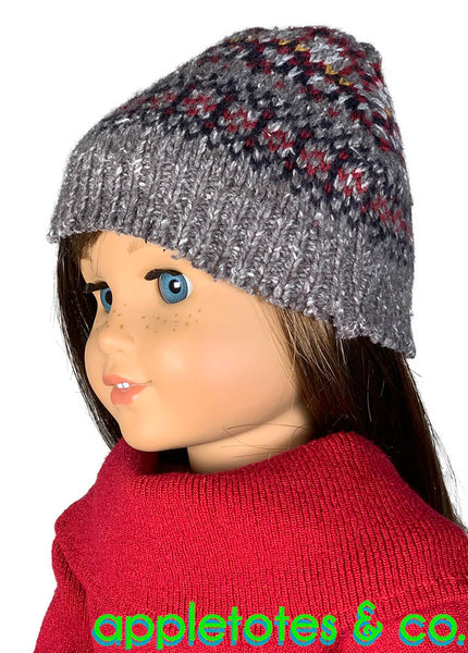 Free Winter Beanie Hat 18 Inch Doll Sewing Pattern